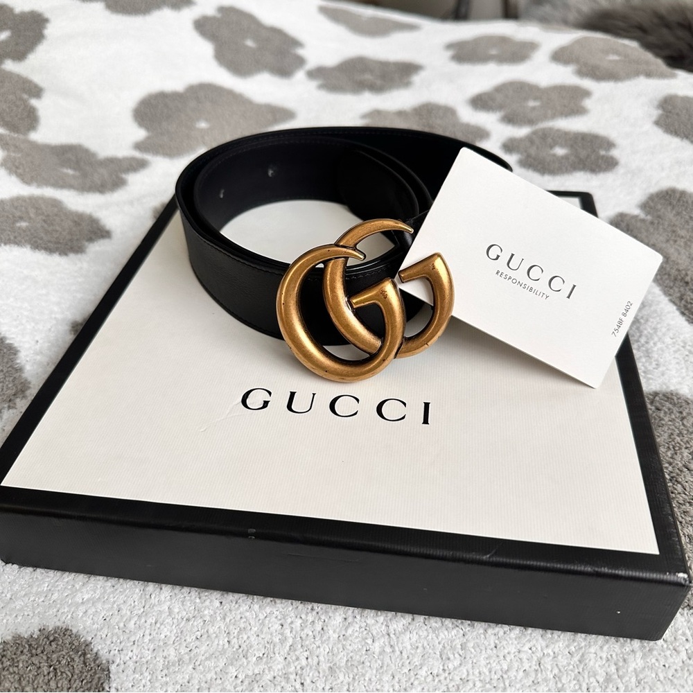 2015 GG marmont Gucci wide belt